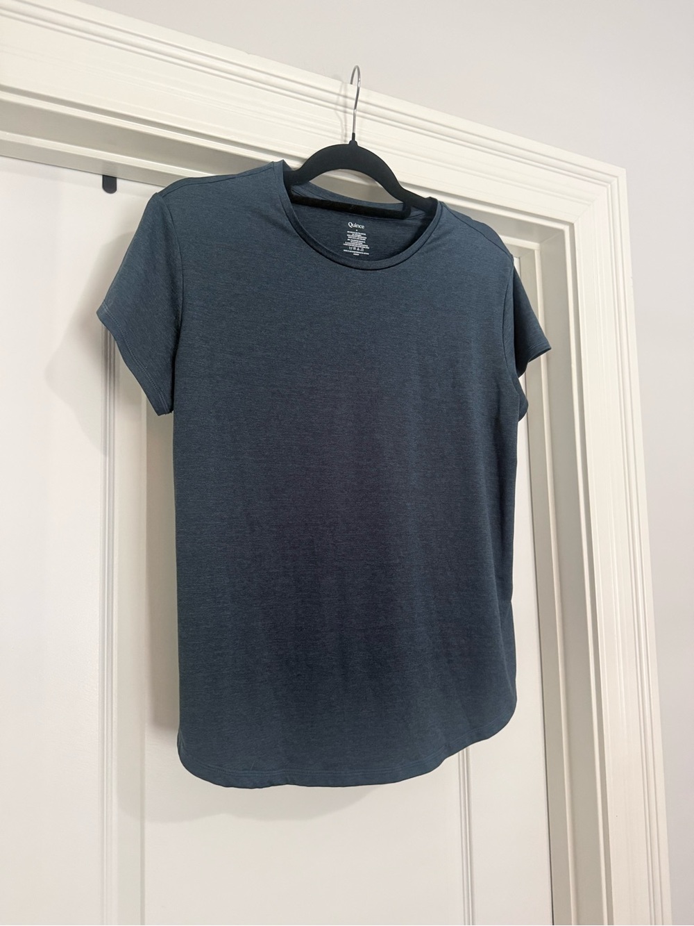 Quince Men's Short Sleeve Crew Neck Tee - Charcoal Blue